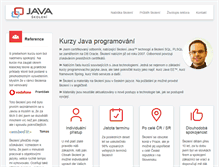 Tablet Screenshot of java-skoleni.cz